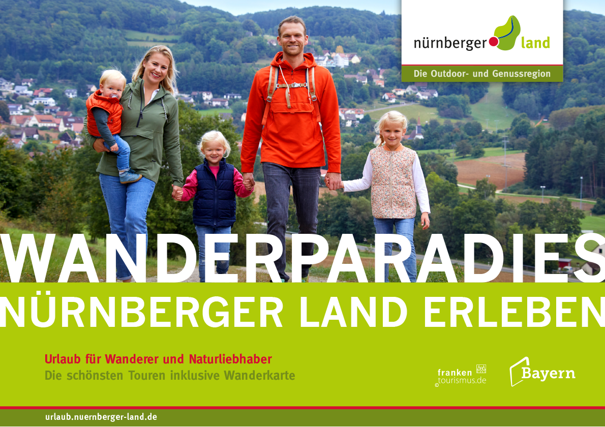 Wanderparadies Nürnberger Land inkl. Übersichtskarte